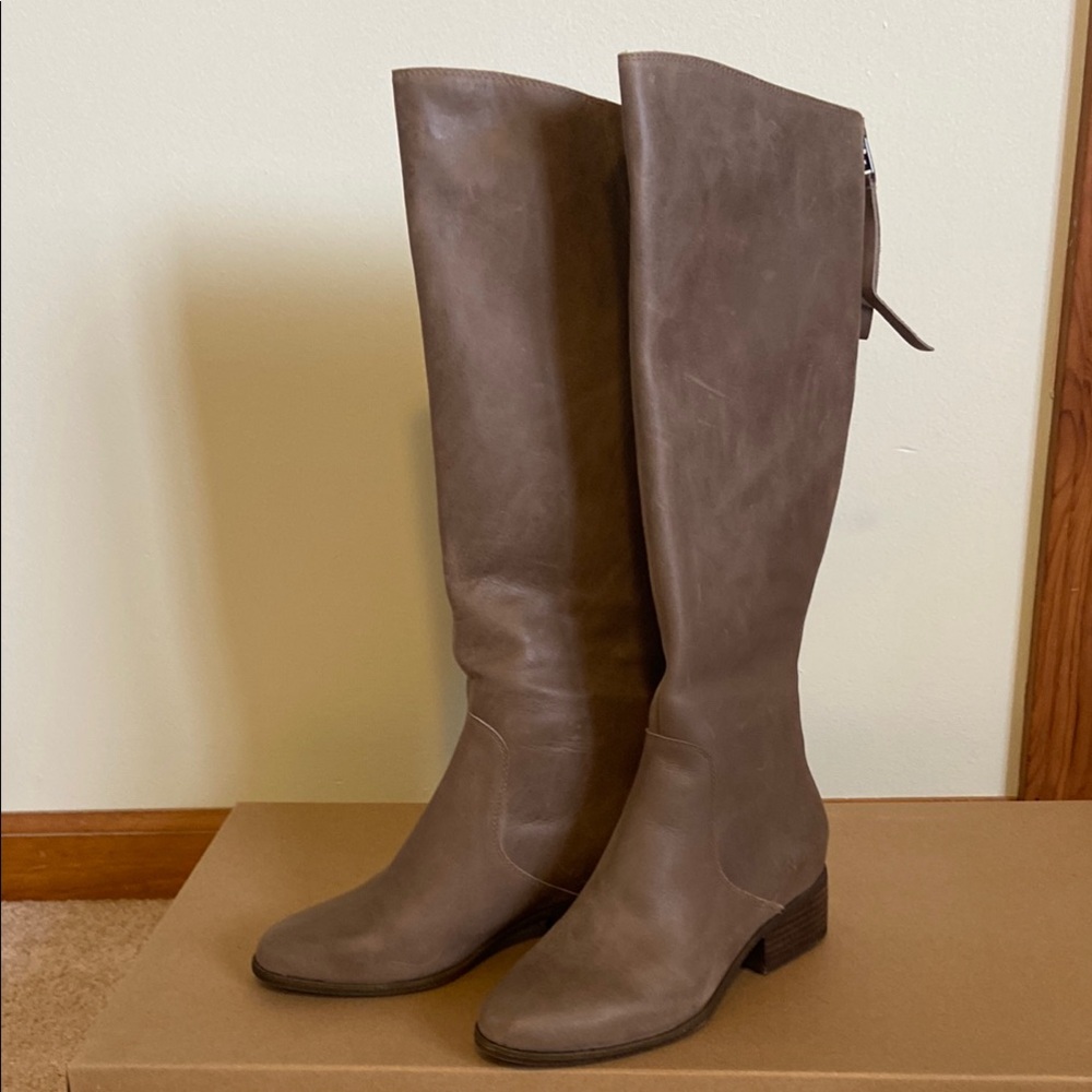 Lucky Brand tall leather boots Lanesha